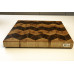 Торцева обробна дошка Зигзаг PAV-Wood 30х40х4.5 см